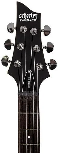 Schecter C-6 Deluxe LH SBK Леворукая электрогитара.
